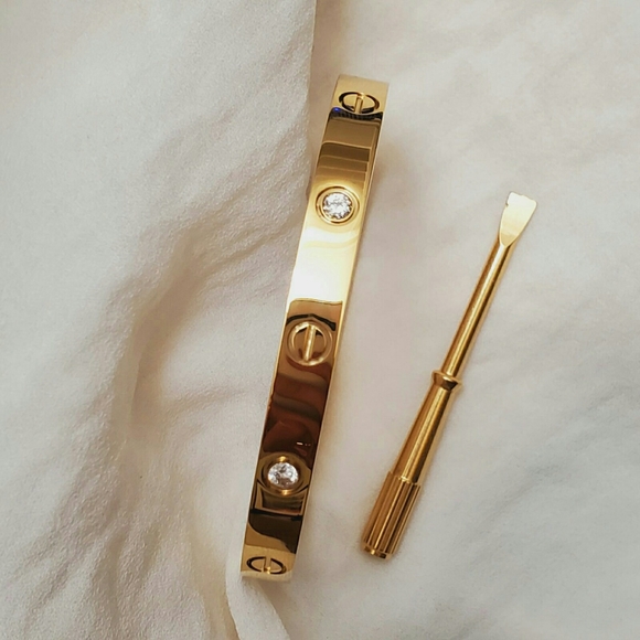 Screwdriver bangle love bangle 18k gold plated - Picture 13 of 15